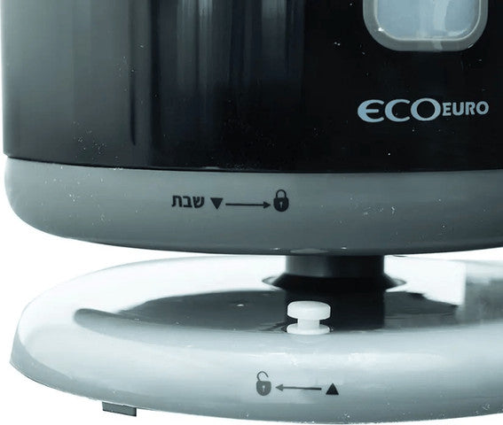 קומקום חשמלי לשבת 2 ליטר - שחור-קומקום שבת-Eco Euro-שחור-סופר הום