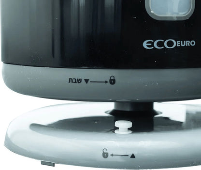 קומקום חשמלי לשבת 2 ליטר - שחור-קומקום שבת-Eco Euro-שחור-סופר הום