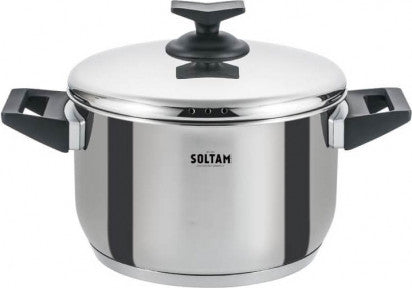 סיר סולתם 2.5 ליטר 18 ס"מ - סדרת אביב-סירי נירוסטה-Soltam סולתם-סופר הום