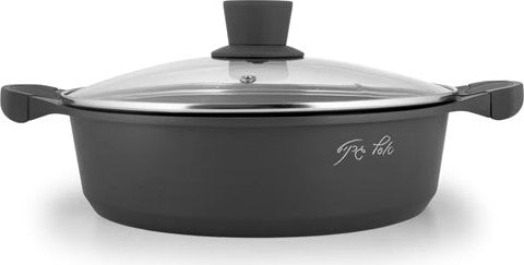 סיר יציקה שחור-סירי אלומיניום-Naaman נעמן-6 ליטר-סופר הום