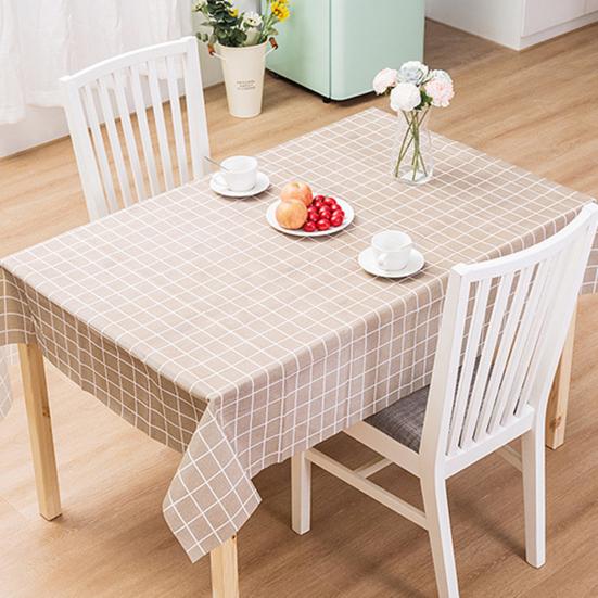 מפה אטומה לנוזלים שולחן - מגוון צבעים-מפת שולחן-KashGan-משובץ ורוד-לבן-סופר הום