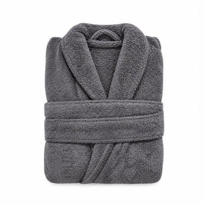 חלוק רחצה פרימיום אופוויט S-M-חלוק מגבת-Cotton Avenue-S-M-אפור פלדה-סופר הום