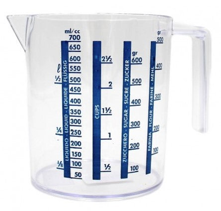 כד מידה שקוף 700 מ"ל-כוס מדידה-עולם הבית-סופר הום