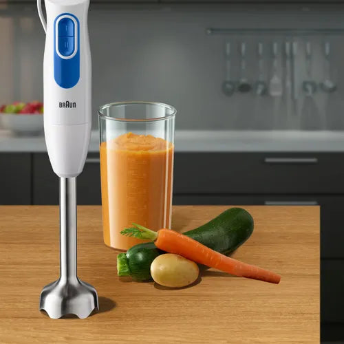 בלנדר מוט Braun 600W - לבן-מוט בלנדר-BRAUN-סופר הום