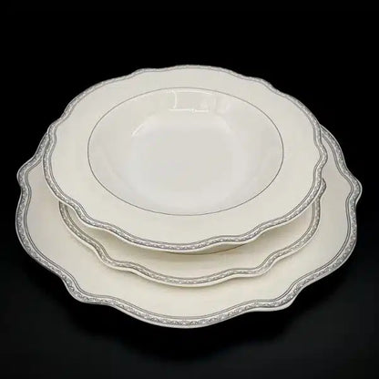 סט 18 חלקים BROOKLYN-סט צלחות פורצלן-ROSE&STEIN-סופר הום