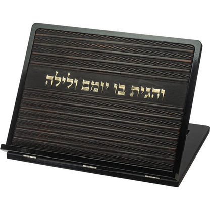 סטנדר מעץ ודמוי עור עם כיתוב - מגוון דגמים