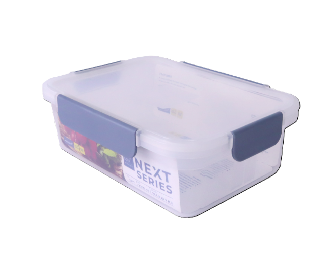 קופסת אחסון מלבנית Super Lock Next - מגוון צבעים-קופסאות מטבח פלסטיק-Rose & Stein-כחול-סופר הום