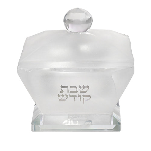 מלחייה עם מכסה - קריסטל-מלחייה סגורה-סופר הום-לבן-סופר הום