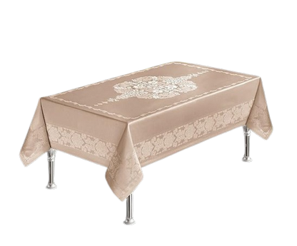 מפת שולחן דגם JUMBO בז' ב3 אורכים-מפת שולחן-SUPERHOME סופרהום-4 מטר-סופר הום