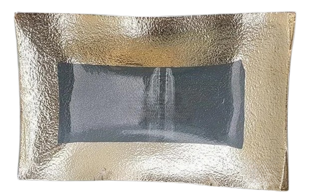 מגש מלבני זהב - 3 גדלים-הגשה זכוכית-CASA BELLA-43*27 ס"מ-סופר הום