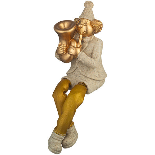 בובת ליצן נוי פולירזין - מגוון דגמים-קישוט-ART JUDAICA-מנגן בכינור-סופר הום