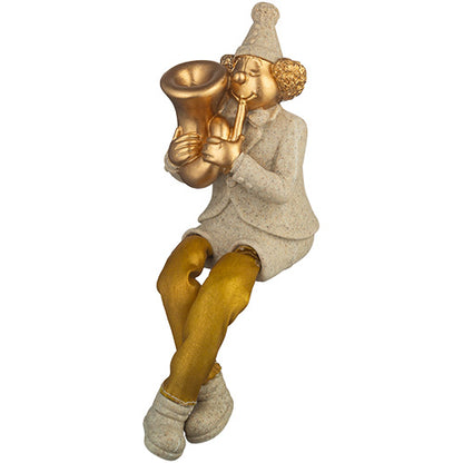 בובת ליצן נוי פולירזין - מגוון דגמים-קישוט-ART JUDAICA-מנגן בכינור-סופר הום