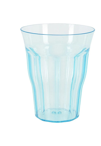 כוס פלסטיק צבעוני שקוף - מגוון צבעים-כוסות פלסטיק ואקריל-א. לויזון-תכלת-סופר הום