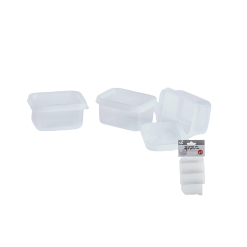 סט קופסאות מיני מלבן שקוף-קופסה לתרופות-Cucina-סופר הום