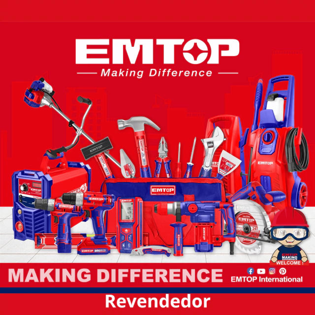 מברג שטוח EMTOP 1/4" × 125 מ"מ – CR‑V-מברג-EMTOP-סופר הום