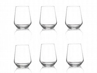 סט 6 כוסות - 425 מ"ל-כוסות זכוכית-סופר הום-סופר הום