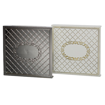 כיסוי פלסטיק לבן\כסף למתג 10 ס"מ - עם דוגמא-כיסוי מתגים לשבת-SUPERHOME סופרהום-לבן-סופר הום