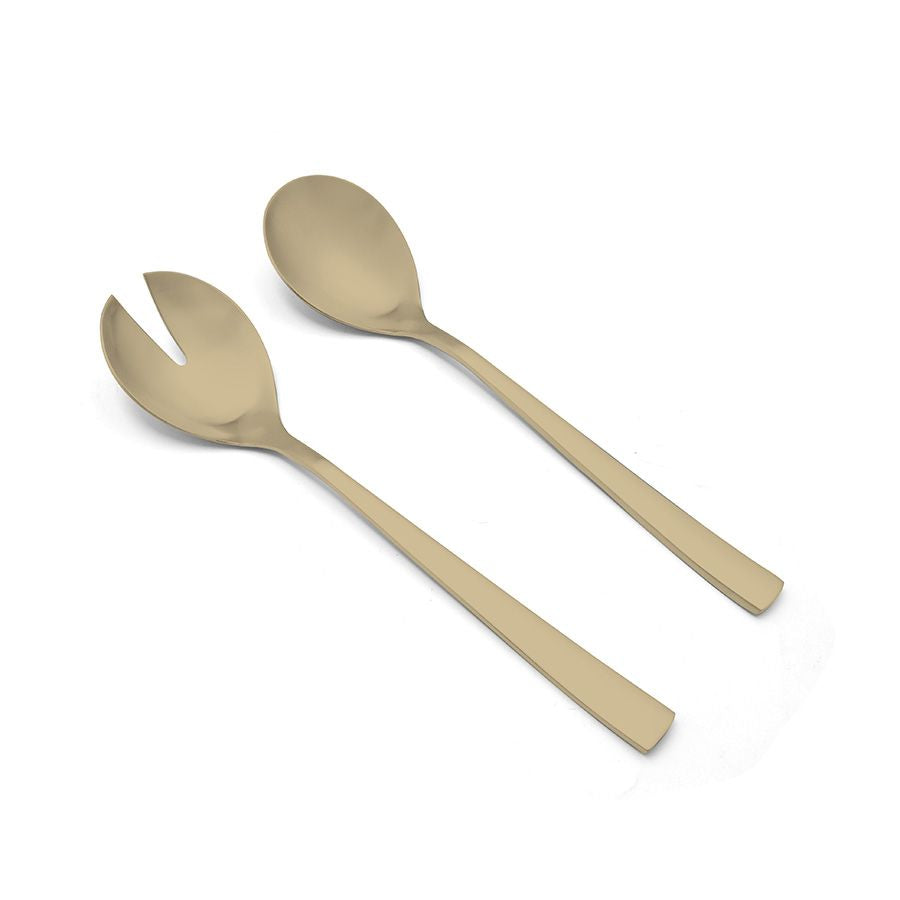 זוג כפות הגשה מאט - SAPHIR GOLD-CHAMPGANE-סט כפות הגשה-Food Appeal-סופר הום
