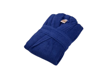 חלוק מגבת כותנה למבוגר - מגוון צבעים-חלוק מגבת-Cotton Avenue-S/M-כחול-סופר הום