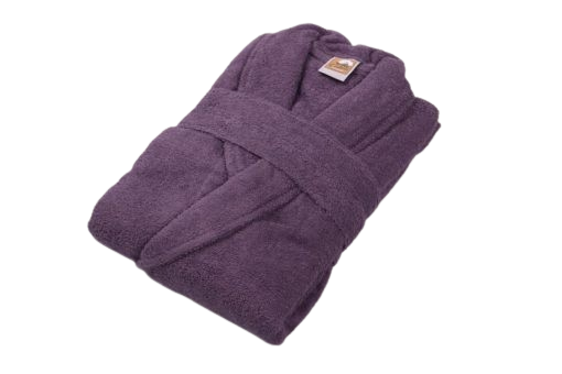 חלוק רחצה פרימיום אופוויט S-M-חלוק מגבת-Cotton Avenue-S-M-סגול-סופר הום