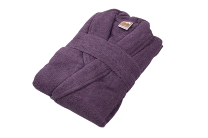 חלוק רחצה פרימיום אופוויט S-M-חלוק מגבת-Cotton Avenue-S-M-סגול-סופר הום