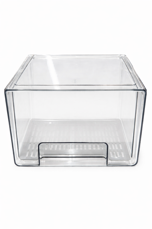 מגירה נשלפת - רשת CLEAR-ארגוניות למקרר-ItalPlast-15*25*21 ס"מ-סופר הום