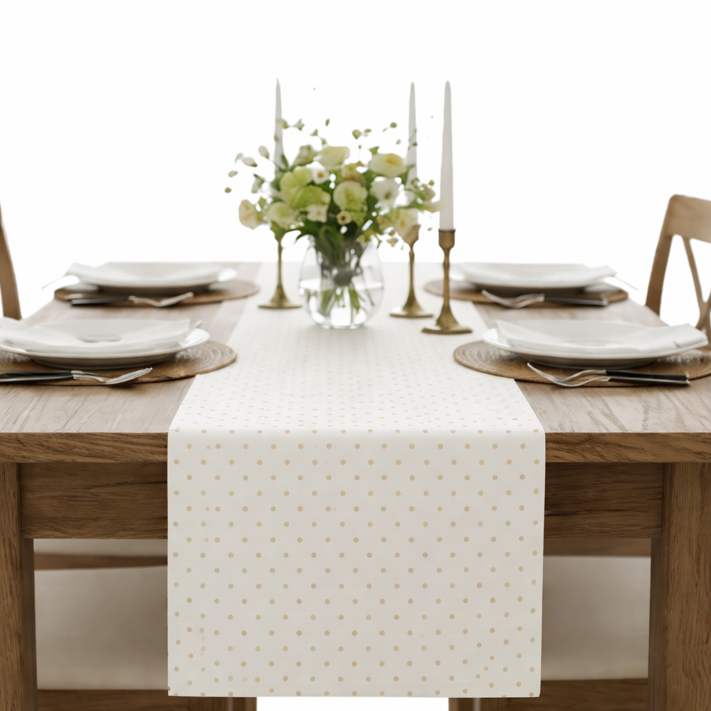 ראנר לשולחן - דגם איב-ראנרים-ASHRAM-לבן-סופר הום