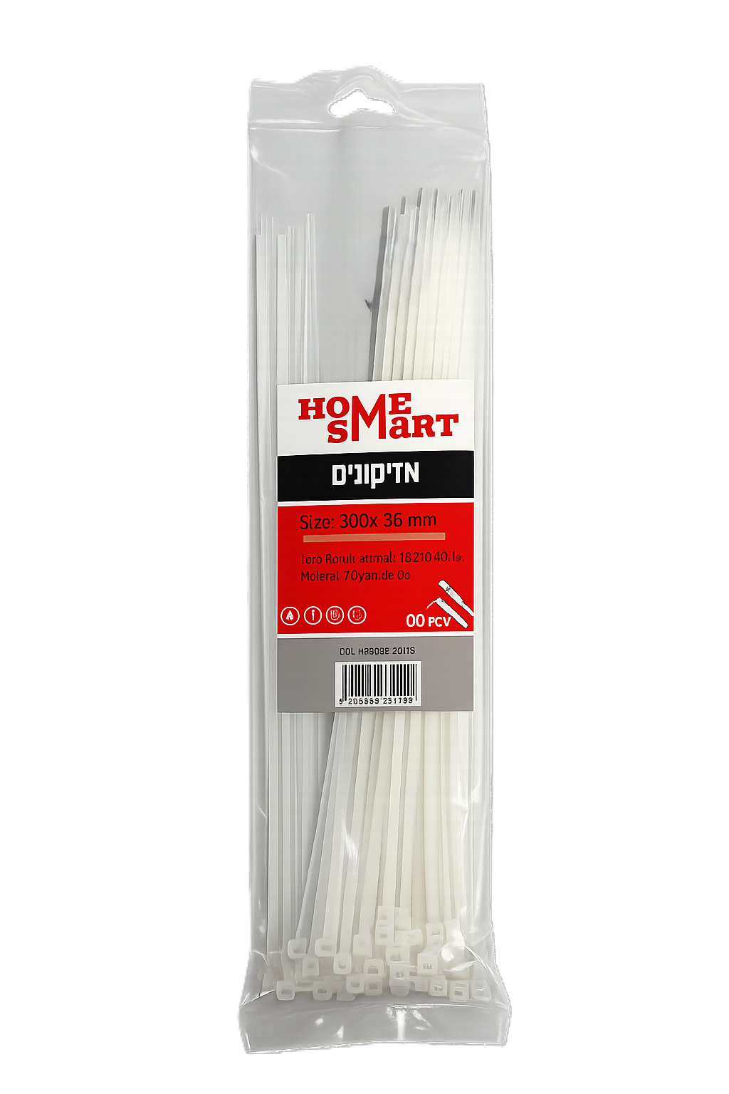 אזיקונים - מגוון מידות-אזיקונים-Home smart-300 × 3.6 מ״מ-סופר הום