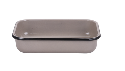 תבנית אפייה והגשה מלבנית בשלושה גדלים-תבניות אמייל-SUPERHOME סופרהום-1.2 ליטר - 22*16*6 ס"מ-סופר הום