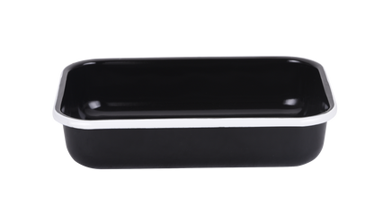 תבנית אפייה והגשה מלבנית בשלושה גדלים-תבניות אמייל-SUPERHOME סופרהום-1.2 ליטר - 22*16*6 ס"מ-סופר הום