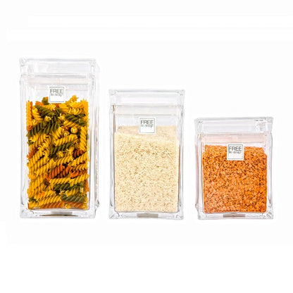 מיכלי אחסון אקריליים - מגוון גדלים-מיכל אחסון-Idealy-300 מ"ל-סופר הום