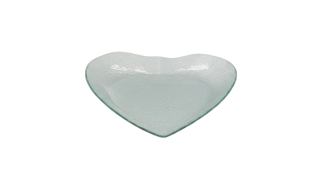 מגש זכוכית בצורת לב 33*30 ס"מ-הגשה זכוכית-CASA BELLA-סופר הום