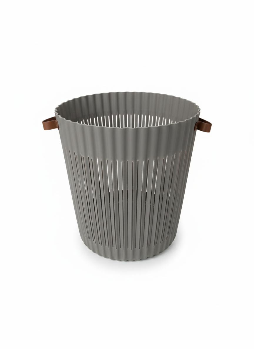 סל כביסה עם ידיות - פלסטיק-סל כביסה פלסטיק-Keter-אפור-סופר הום