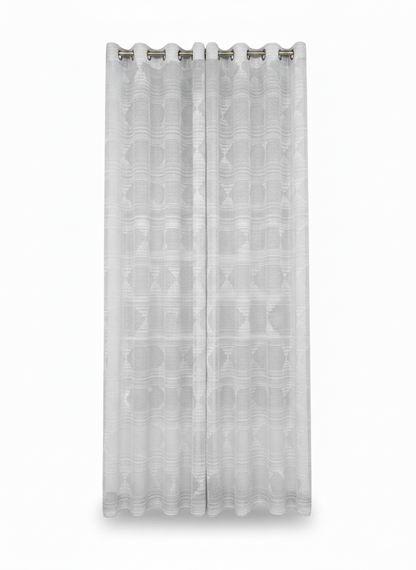 וילון שירז 250*140 ס"מ - כסף-וילון בד-ASHRAM-סופר הום