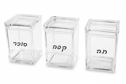 סט תה קפה סוכר אקרילי-סט תה קפה סוכר-KashGan-סופר הום