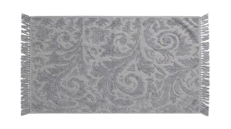 מגבת FRINGED 90*50 ס"מ - כחול/אפור-מגבת ידיים-HASPER-אפור-סופר הום