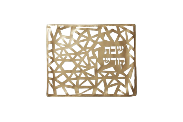 כיסוי חלות מרהיב- דגם ברוך - 3 צבעים לבחירה-כיסוי חלות דמוי עור-ASHRAM-שמנת-סופר הום