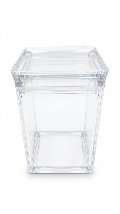 קופסא אקרילי מרובעת - 500 מ''ל-מיכל אחסון-KashGan-סופר הום