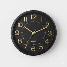 טען תמונה לצפייה בגלריה, שעון קיר פלסטיק בעיצוב מודרני קוטר 30 ס&quot;מ - מגוון צבעים-שעון קיר-ס.ז. מחנה יהודה-שחור-סופר הום
