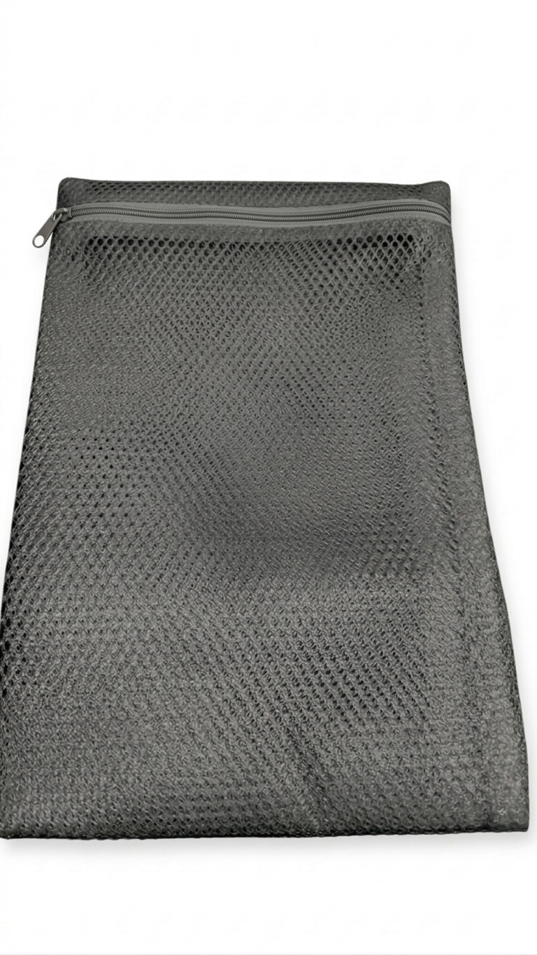 שקית כביסה - 60×80 ס"מ-רשת כביסה-KashGan-אפור-סופר הום