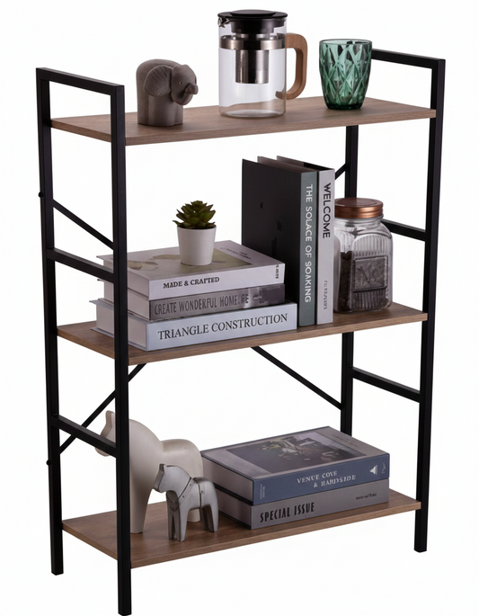 אירגונית צרה מעץ ומתכת - מגוון גדלים-ארגונית-Idealy-58.6X23.5X80 ס״מ-סופר הום