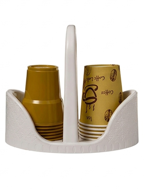 מתקן שולחני לכוסות חד פעמיות-מתקן כוסות-סופר הום-סופר הום