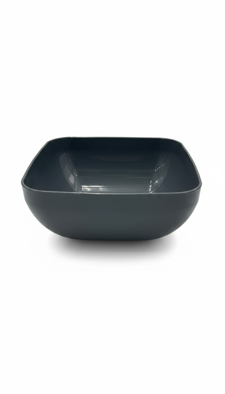 קערה מרובעת + מכסה סיליקון 2.5 ליטר-קערות פלסטיק-SUPERHOME סופרהום-2.5 ליטר-סופר הום