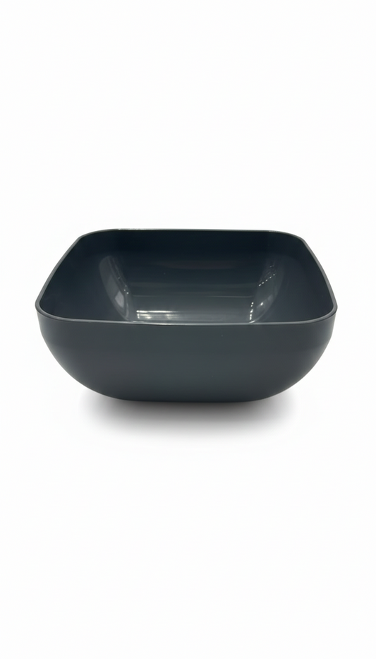 קערה מרובעת + מכסה סיליקון 2.5 ליטר-קערות פלסטיק-SUPERHOME סופרהום-2.5 ליטר-סופר הום