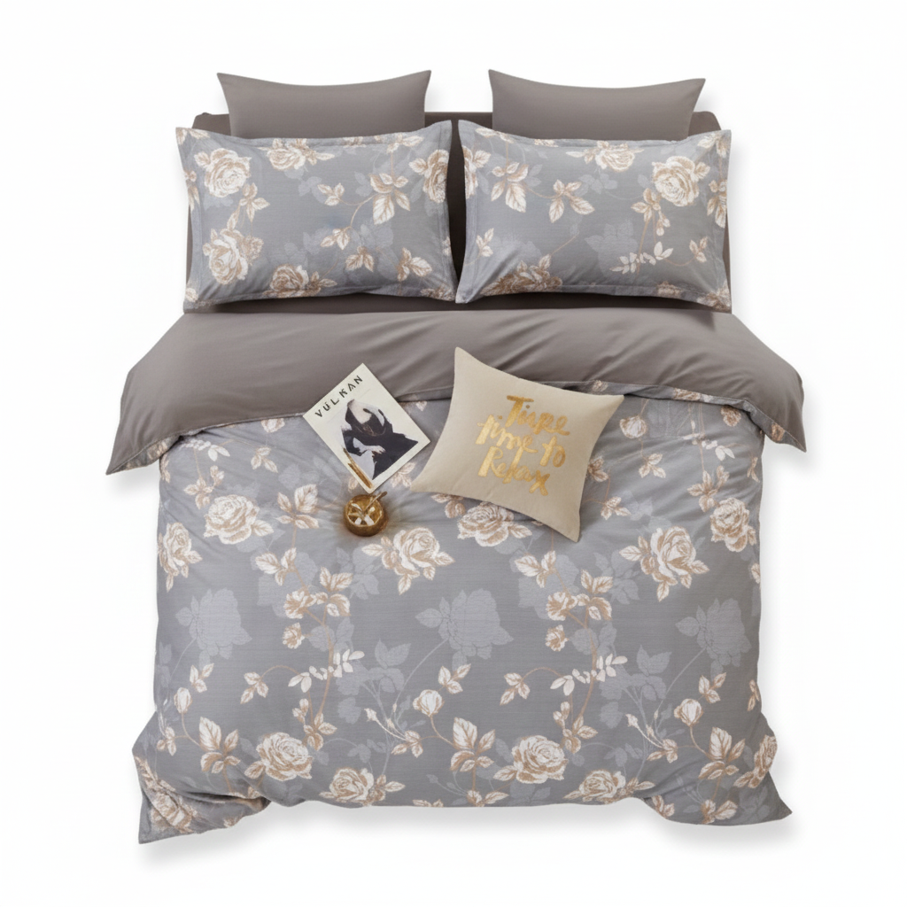 סט מצעים זוגי - דגם ליליאן/לורין-סט זוגי-EMILY-ליליאן-סופר הום