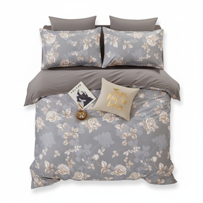 סט מצעים זוגי - דגם ליליאן/לורין-סט זוגי-EMILY-ליליאן-סופר הום