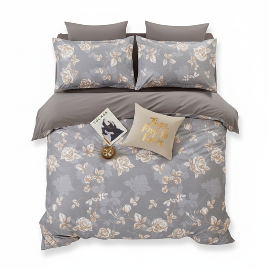 סט מצעים זוגי - דגם ליליאן/לורין-סט זוגי-EMILY-ליליאן-סופר הום