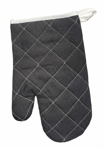 כפפה לתנור דגם מעוינים - מגוון צבעים-כפפות לתנור-KashGan-שחור-סופר הום