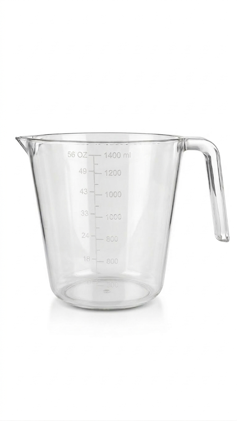 כד מדידה אקרילי - 1.4 ליטר-כוס מדידה-KashGan-סופר הום