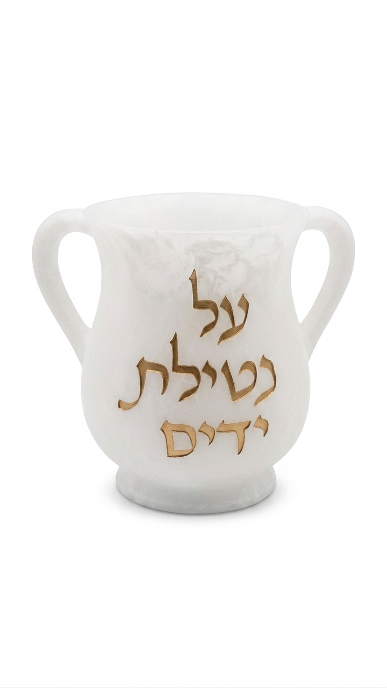 נטלה פולירזין לבנה כיתוב זהב/כסף-נטלה פולירזין-אבי מתנות-זהב-סופר הום